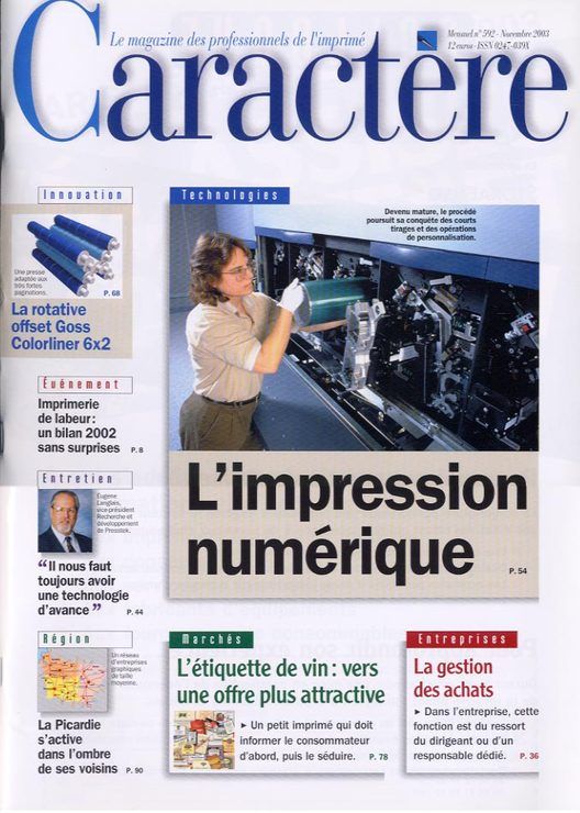 Caract re le magazine des professionnels de l imprim N 592 L