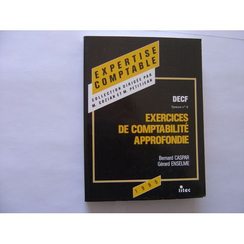 Exercices De Comptabilité Approfondie Decf