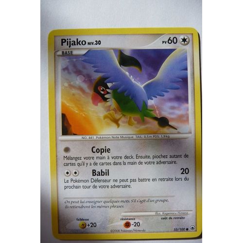 Pokémon - Pijako - Niv 30 - Pv 60