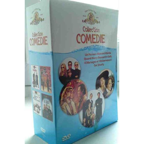 Collection Comédie - 4 Dvd :  Un Poisson Nommé Wanda - Quand Harry Rencontre Sally - 4 Mariages Et 1 Enterrement - Get Shorty