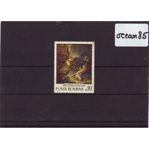 Roumanie 1970 : Tableau De Chasse De D.Brandi - Timbre Oblitéré