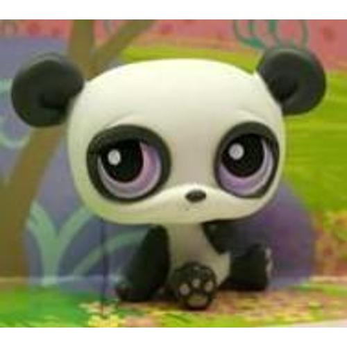Petshop Panda Gris-Blanc Yx Mauve  - Pet Shop N°89