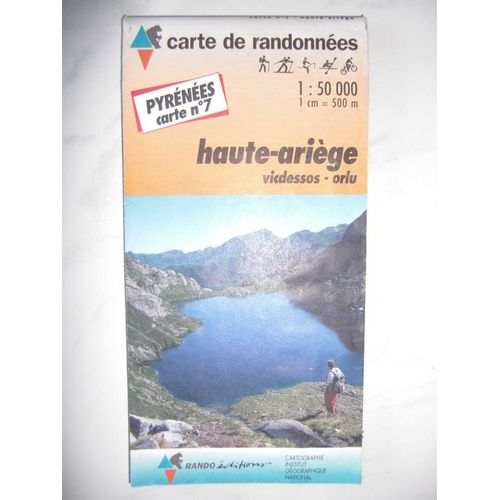 Haute Ariège-Vicdessos Orlu - 1/50 000