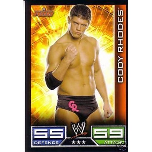 Wwe Slam Attax Trading Card Game Cody Rhodes