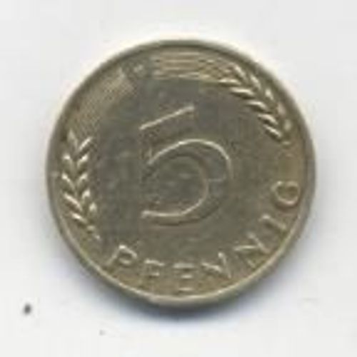 Allemagne 5 Pfennig 1950 (F)