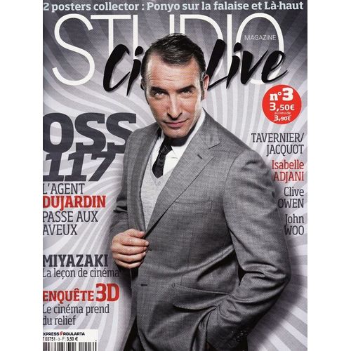 Studio Cine Live  N° 3 : Oss117  L'agent  Dujardin   Passe Aux  Aveux