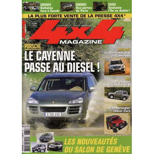 4x4 Magazine  N° 331 : Le Cayenne Passe Au Diesel