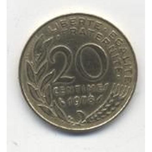 France 20 Centimes 1978