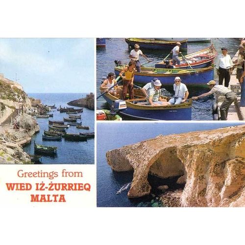 Cpm - Malta - Fishing Harbour And Blue Grotto - N° 572