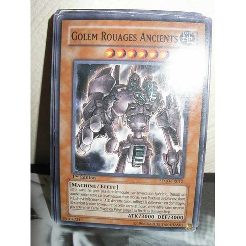 Yu-Gi-Oh! - Golem Rouages Anciens Sd10-Fr012