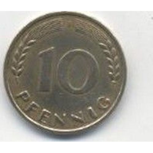 Allemagne 10 Pfennig 1950 (J)