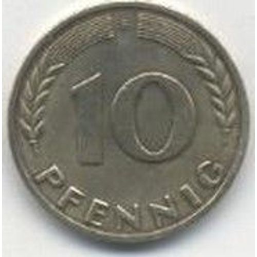 Allemagne 10 Pfennig 1950 (F)