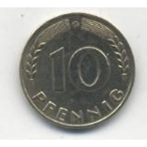 Allemagne 10 Pfennig 1950 (G)