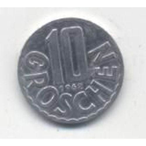 Autriche 10 Groschen 1962