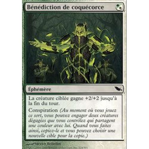 Bénédiction De Coquécorce  - Magic Mtg - Sombrelande 224 - C