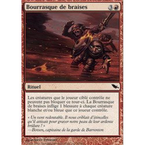 Bourrasque De Braises - Magic Mtg - Sombrelande 91 - C