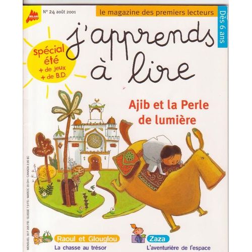 J'apprends A Lire  N° 24 : Ajib Et La Perle De Lumière