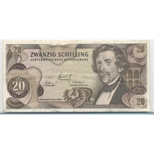 Autriche 20 Schilling 1967