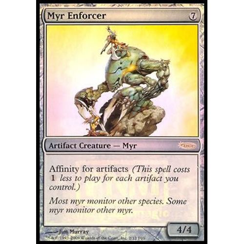 Magic - Argousin Myr Carte Promotionnelle Foil Fnm