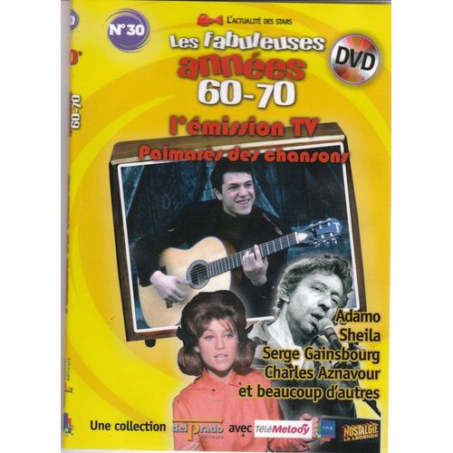 Palmares Des Chansons - Les Fabuleuses Années 60-70 - Dvd N°30