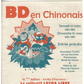 Programme Bill Festival Bd Chinon 2009  N° 0 : Lucha Libre