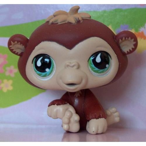 Petshop Bébé Gorille Singe Brun Roux - Pet Shop 529