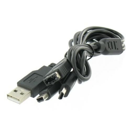 Cordon Chargeur Usb 4 En 1 Dsi /Ds-Lite/ Ds / Gba-Sp