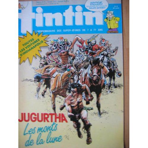 Tintin  N° 527 : Jugurtha Les Monts De La Lune ; Toutes Les Voitures D'indianapolis