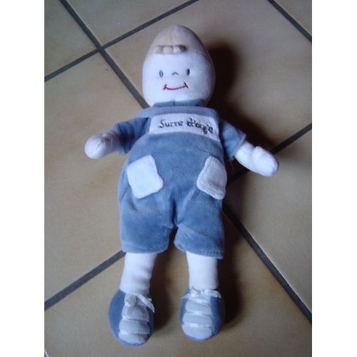 Doudou Bonhomme Marque 27 Cm
