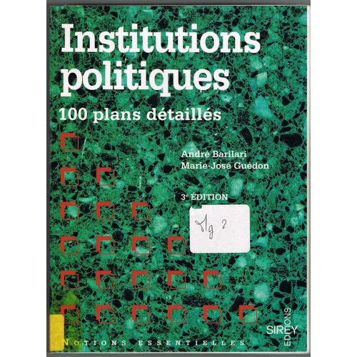 Institutions Politiques - 100 Plans Détaillés