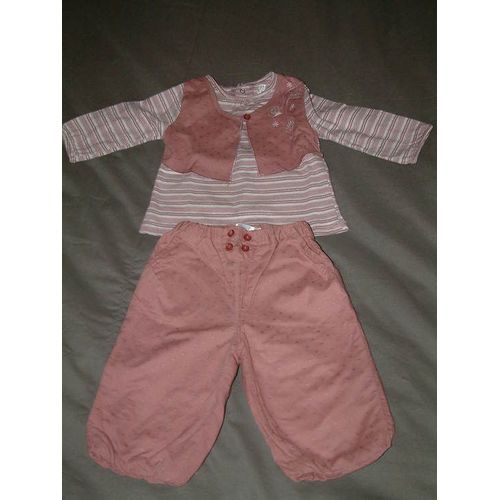 Ensemble Vieux Rose Kiabi