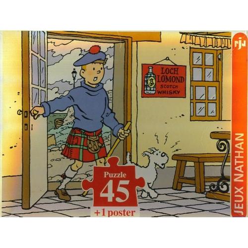 Tintin - Puzzle De 45 Pièces - L'île Noire