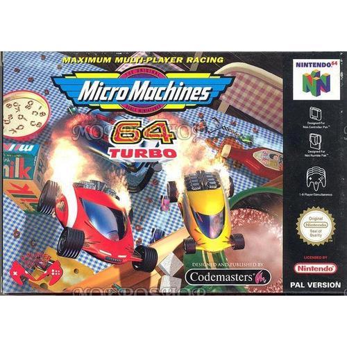 Micro Machines 64 Turbo - Nintendo 64 - Pal