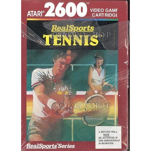 Real Sports Tennis Brown Box - Atari 2600 - Pal