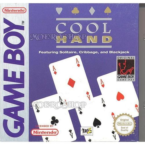 Cool Hand Feat Solitaire Cribbage Blackjack - Game Boy - Pal
