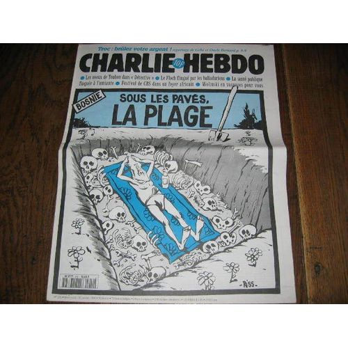 Charlie Hebdo  1996 Juillet 10  N° 212 : Sous Les Paves La Plage