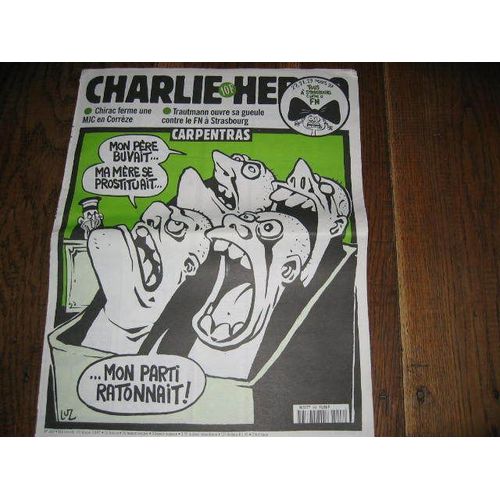 Charlie Hebdo  1997  Mars 19  N° 248 : Carpentraq Mon Pere Buvait  Ma Mere Se Prostituait