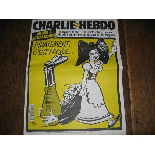 Charlie Hebdo  1997  Avril 2  N° 250 : Finalement  C'est Facile