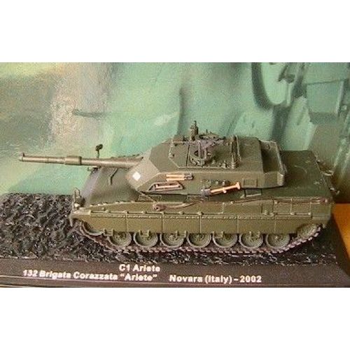 Char Tank C1 Ariete 132 Brigata Corazzata Italie 2002 1/72 Altaya-Altaya