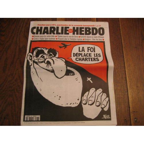 Charlie Hebdo  1996 Mars 27  N° 197 : La Foi Deplace Les Charters
