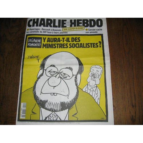 Charlie Hebdo  1997  Mai 7  N° 255 : Y Aura T Il Des Ministres Socialistes