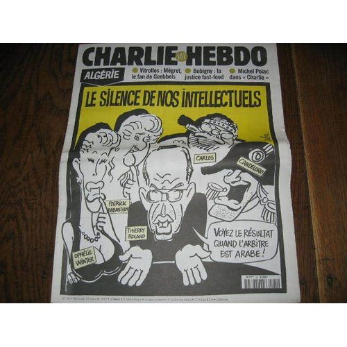 Charlie Hebdo  1997  Janvier  29  N° 241 : Le Silence De Nos Intellectuels