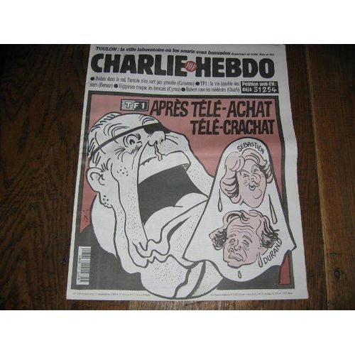 Charlie Hebdo  1995  Septembre  20  N° 170 : Tf1 Apres Tele Achat  Tele Crachat