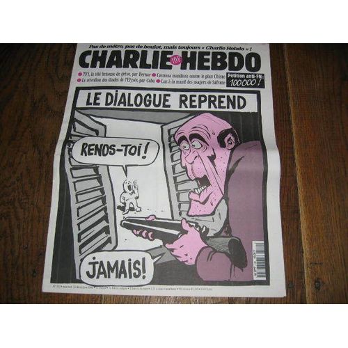 Charlie Hebdo  1995  Decembre 13  N° 182 : Le Dialogue Reprend