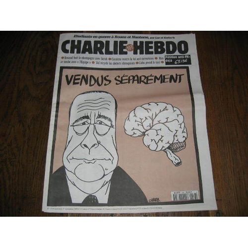 Charlie Hebdo  1995  Novembre  1  N° 176 : Vendus Separement
