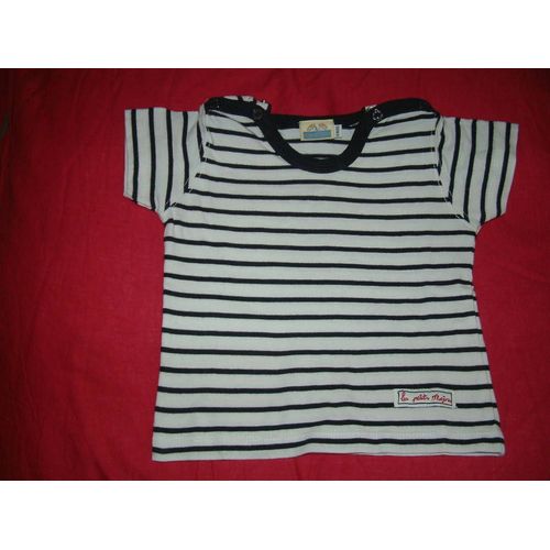T-Shirt Sergent Major À Rayures Bleues