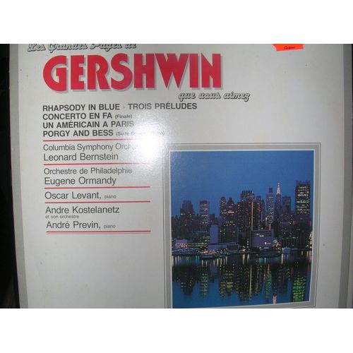 Les Grandes Pages De Gershwin Que Vous Aimez
