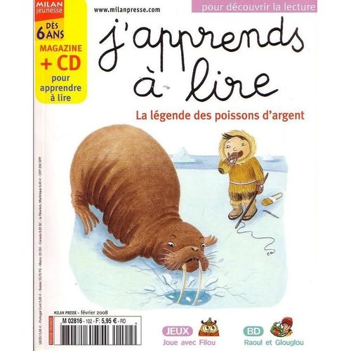 J'apprends À Lire  N° 102 : La Légende Des Poissons D'argent