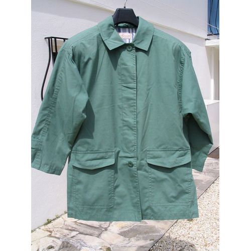 Trench " Les Impeccables De La Redoute " , Vert , Taille 38/40