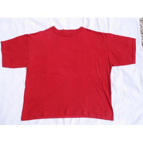 T-Shirt Promod , Rouge , Manches Courtes, Taille 16 Ans